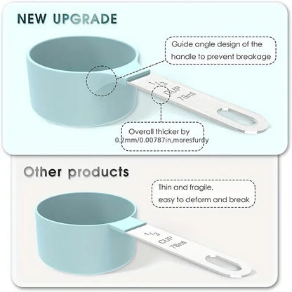 8 Pc Measuring Cup Set