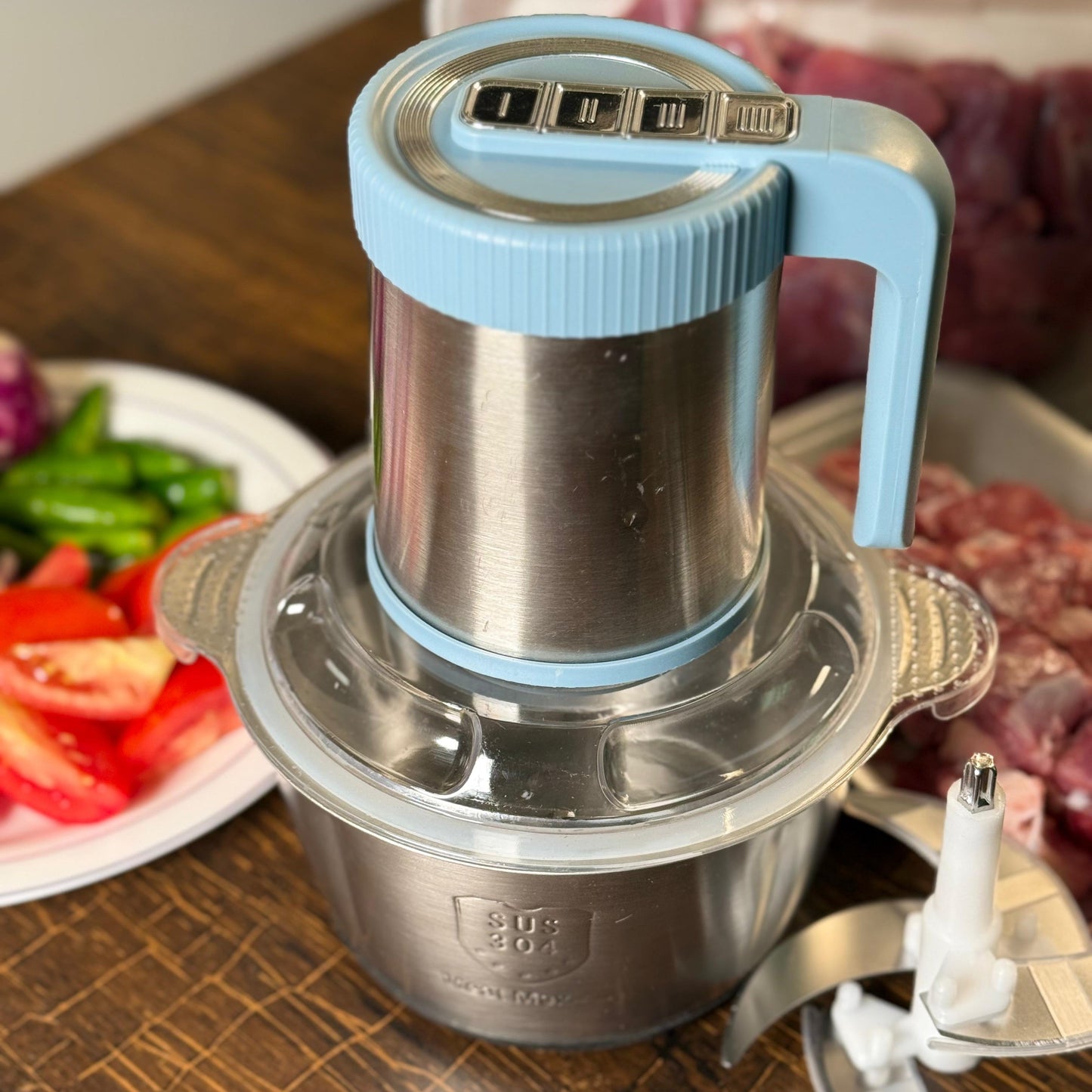 Food Processor Electric Meat Chopper 2L