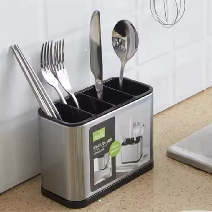 1 Pc Stainless Steel Utensil Organizer