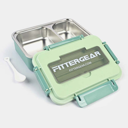 Fittergear 2 Compartment Lunchbox-Green