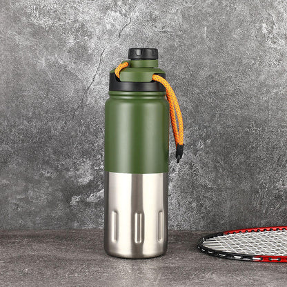 Double Tone Vacuum Bottle-Green