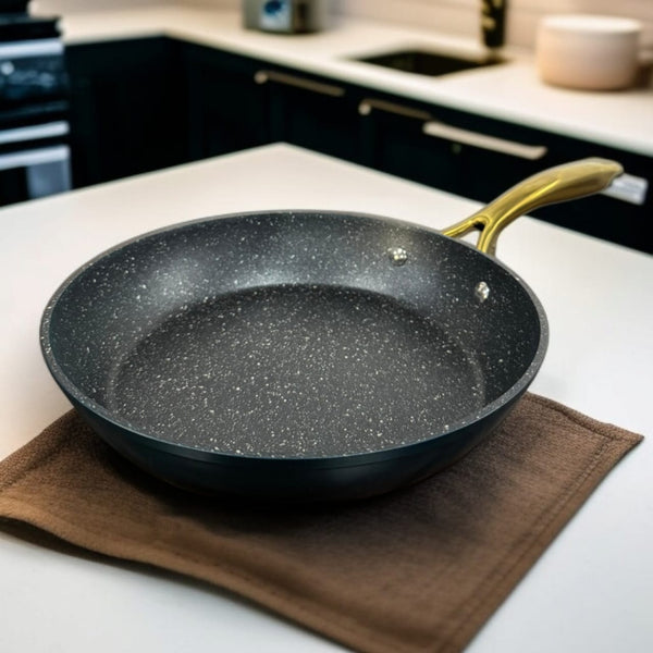 Marble Non Stick Frying Pan Dark Green-24cm