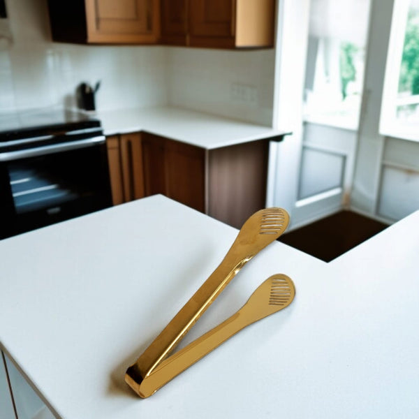 Golden Serving Tong