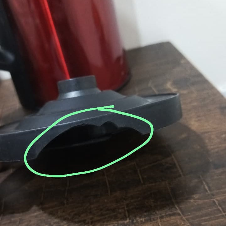Stainless Steel Electric Kettle Red -Minor Damage