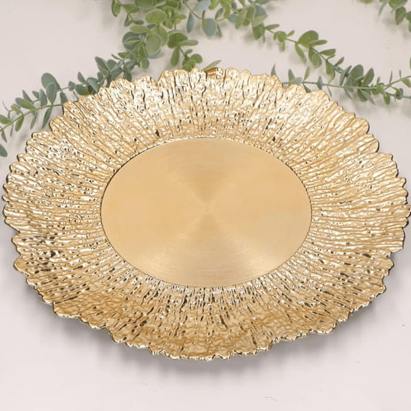 Golden Charger Plate Design 05