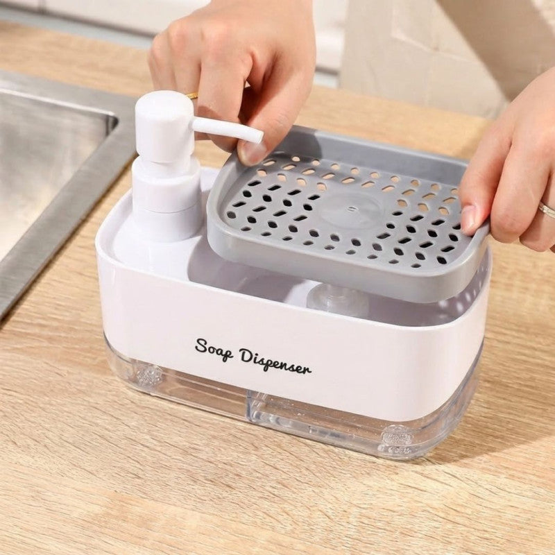 2-in-1 Kitchen Soap Dispenser