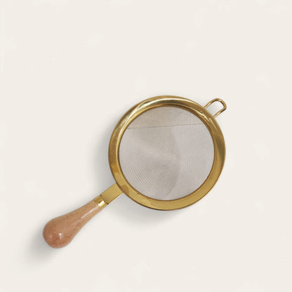 Golden Stainer with Wooden Handle-Medium