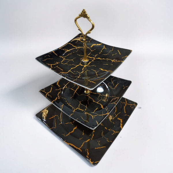 3 Tier Melamine Pastry Tray-D4