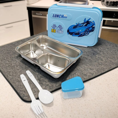 Car Design Lunch Box-Blue