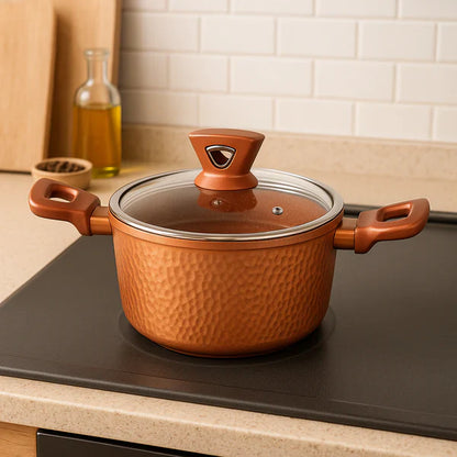 Marble-Coating Cooking Casserole 22cm