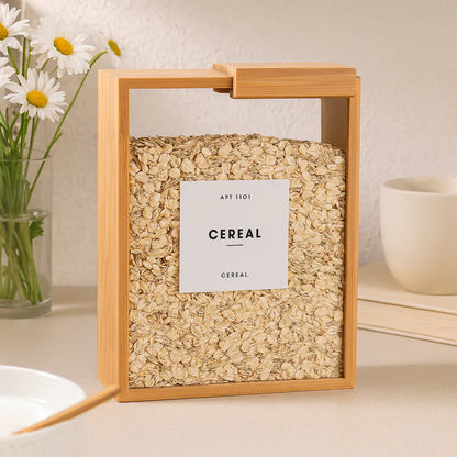 Wooden Grain Storage Box