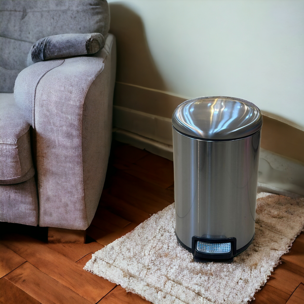 Steel Peddle Dustbin-SV8L