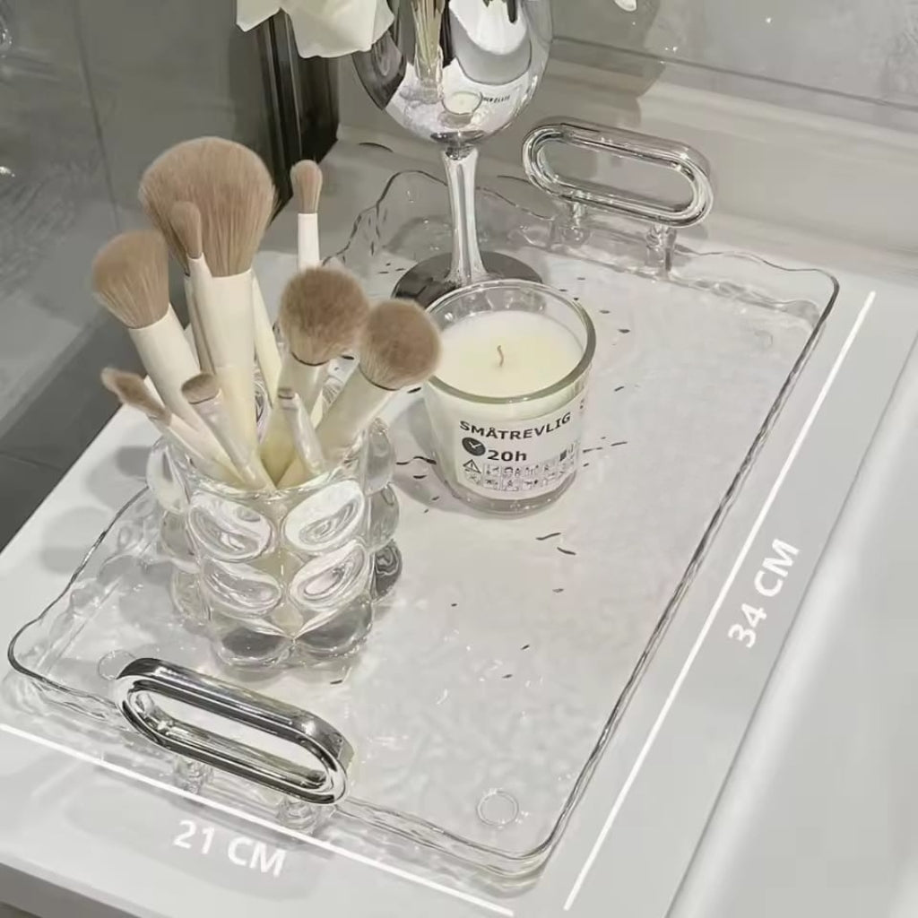 1 Pc Luxurious Acrylic Serving Tray