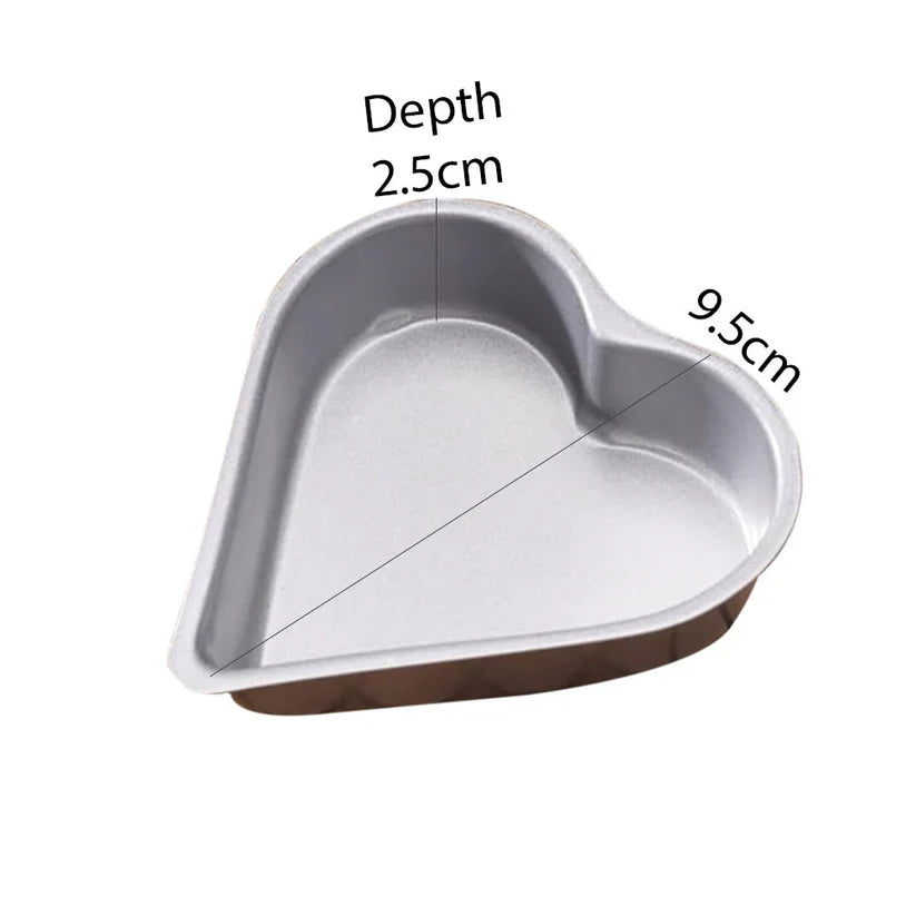 Jelly Mold Mini 6 Pcs Heart Shapes