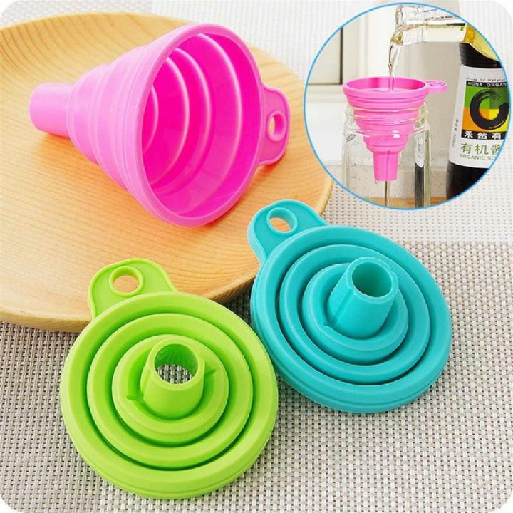 Silicone Collapsible Foldable Funnel