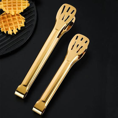 Golden Serving Tong -Medium