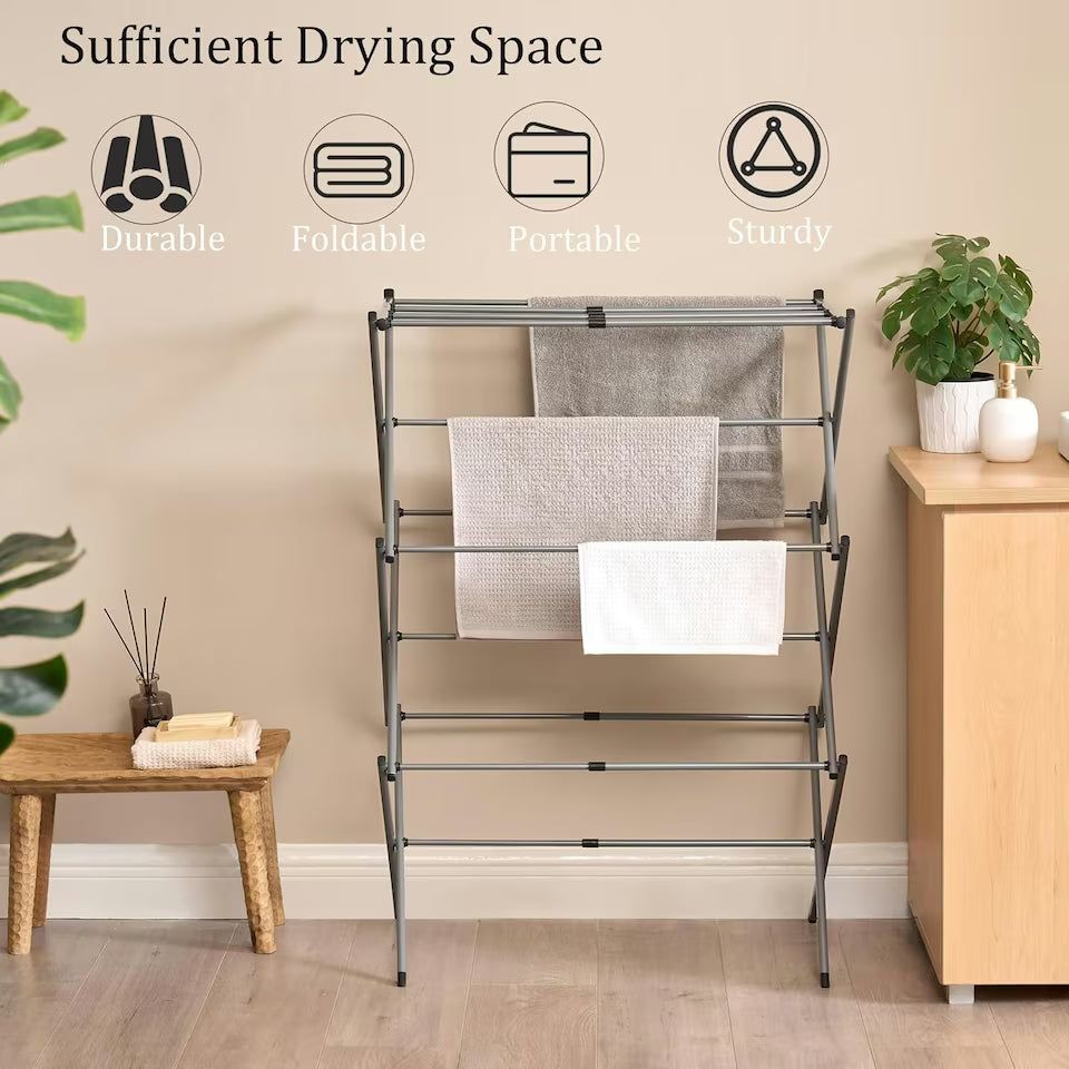 Extendable Clothes Drying Rack