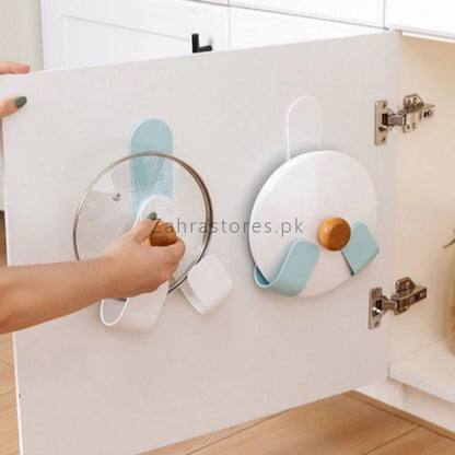 Wall Mounted Punch Free Lid Holder