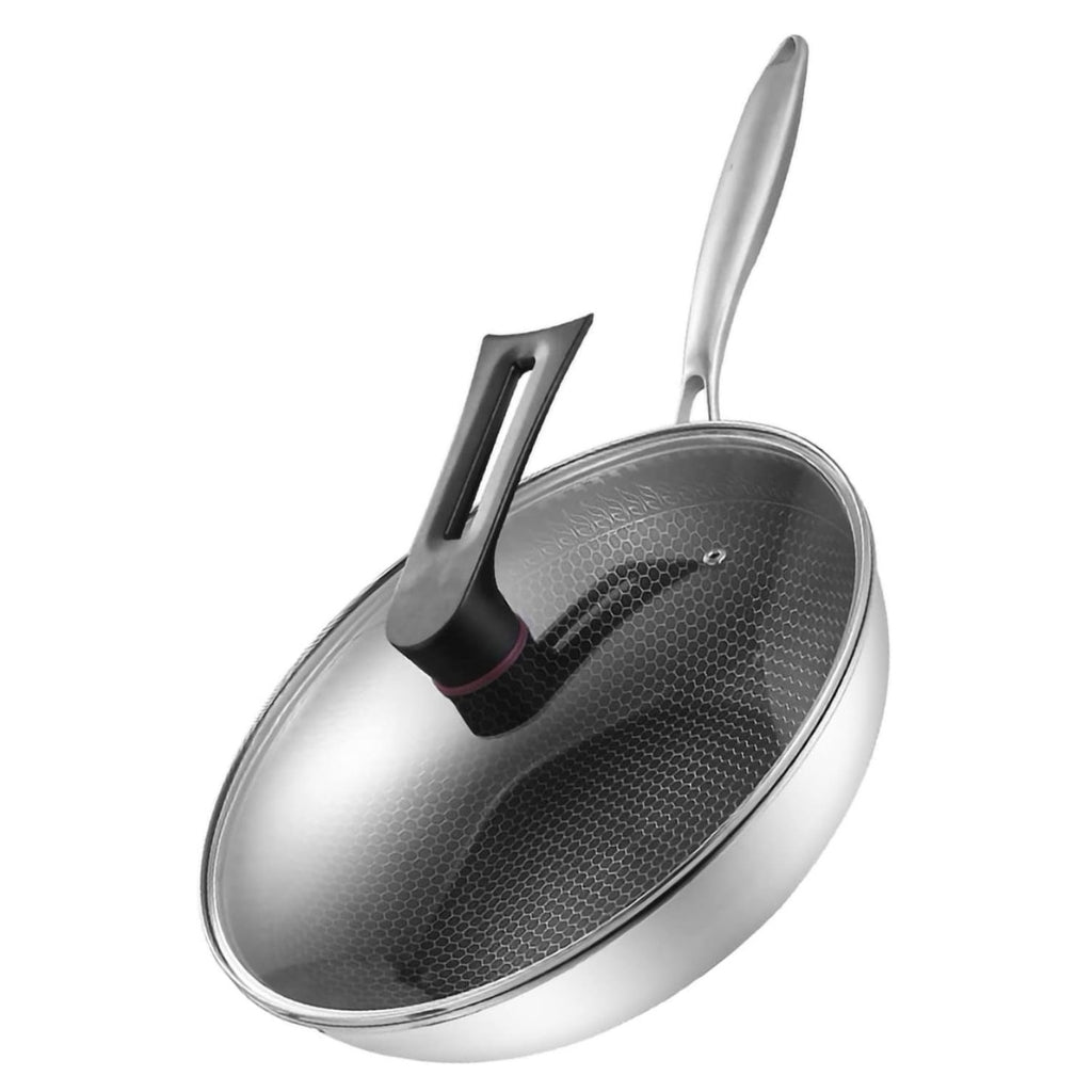 Non-Stick Single Side Laser Coating Pan-34cm