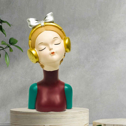 Nordic Girl Sculpture-Red