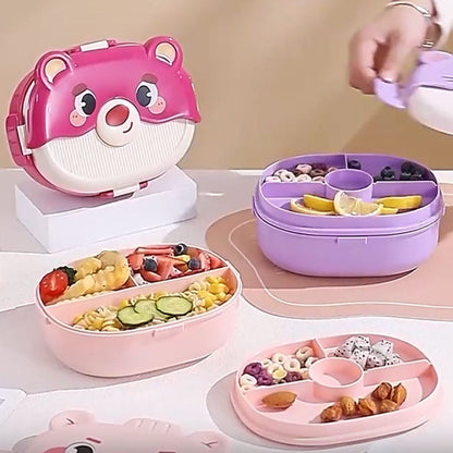 Cartoon Design Lucnh Box-Purple