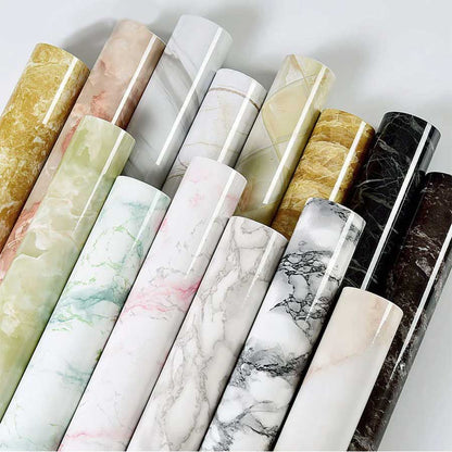 Waterproof Marble Pattern Stickers Sheets