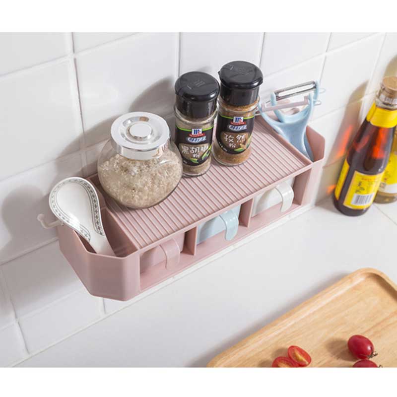 Wall Mounted Dustproof Spices Organizer