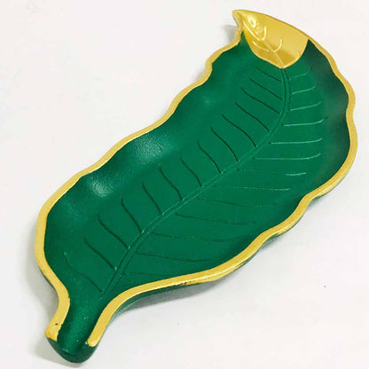 Wooden Table Decoration Leaf Tray
